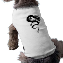 Dragón chino (6) camiseta de perro