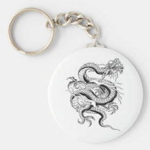 Dragón chino afortunado llavero personalizado
