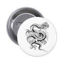 Dragón chino afortunado pin