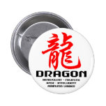 Dragón chino de la astrología pins