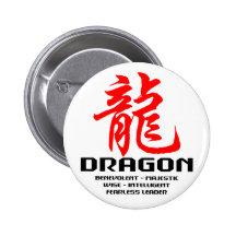 Dragón chino de la astrología pins