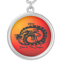 Dragón chino del Año Nuevo 2012 Pendiente