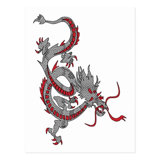 Dragón chino del Año Nuevo Tarjeta Postal