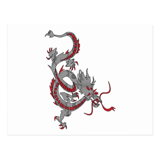 Dragón chino del Año Nuevo Tarjetas Postales