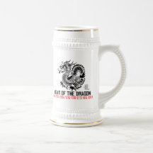 Dragón chino del Año Nuevo Tazas