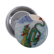 Dragón chino del destino pin
