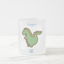 Dragón chino del zodiaco taza