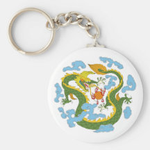 Dragón chino (largo) llavero