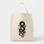 Dragón chino negro bolsas