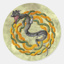 Dragón chino pegatinas  