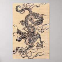 Dragón chino poster