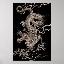 Dragón chino posters