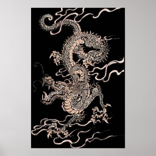 Dragón chino posters