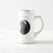 Dragón chino Stein de Yin Yang Taza De Café