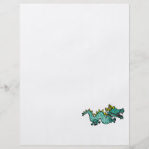 Dragón chino tarjetas informativas