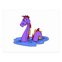 Dragón de agua punky del Mohawk Tarjeta Postal