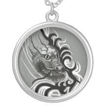 Dragón de China en Tattoostyle Colgante Personalizado