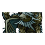 Dragón de Eagle Tarjeta Fotográfica Personalizada