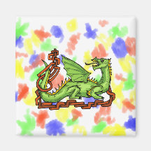 Dragón de estilo celta y rope.png iman