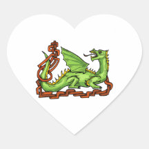 Dragón de estilo celta y rope.png colcomanias corazon