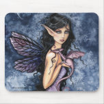 Dragón de hadas gótico Mousepad por Molly Harrison Tapetes De Raton