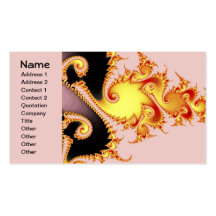 Dragón de oro tarjeta de negocio