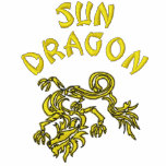 Dragón de Sun Camiseta Polo Bordada