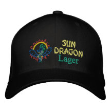 Dragón de Sun, cerveza dorada Gorra De Béisbol
