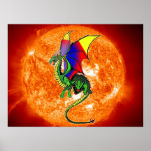 Dragón de Sun Poster