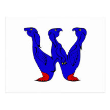 dragón de w tarjetas postales