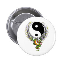 Dragón de Ying Yang Pin