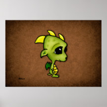 Dragón del bebé posters