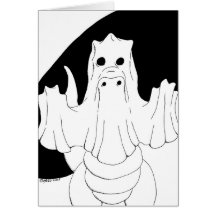 Dragón del fantasma felicitaciones