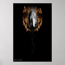 Dragón del fuego impresiones