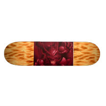 ¡dragón del fuego rojo!!!! patin personalizado