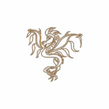 dragón del guerrero camiseta polo