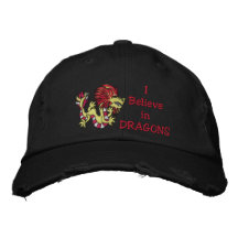 Dragón del guerrero gorra de béisbol bordada