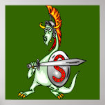 Dragón del guerrero posters