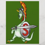 Dragón del guerrero tarjetones