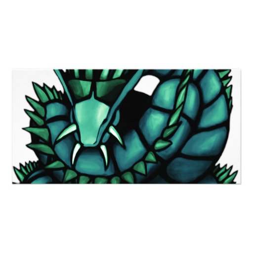 Dragón del Hydra Tarjeta Con Foto Personalizada