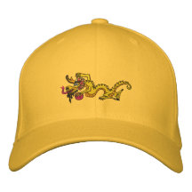 Dragón del limón gorras de beisbol bordadas