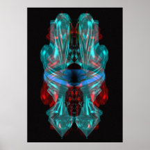 Dragón del metal posters