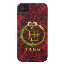 Dragón del monograma de Tang iPhone 4 Case-Mate Cobertura