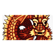 Dragón del pantano tarjeta fotográfica