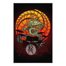 Dragon Drum 04 レター用品デザイン