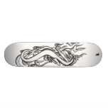 Dragón en la llama tribal por RyuNeko-Artz.com Patín Personalizado