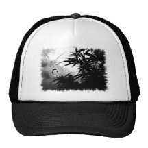 Dragón esquelético con el rehén de la víctima gorra