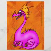 Dragón feliz tarjetón