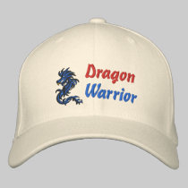 Dragón, guerrero gorras bordados