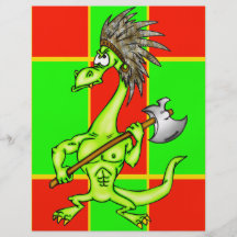 Dragón indio tarjeta publicitaria